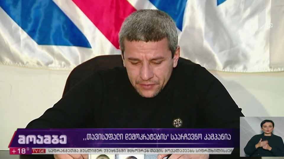 „თავისუფალი დემოკრატების“ საარჩევნო კამპანია