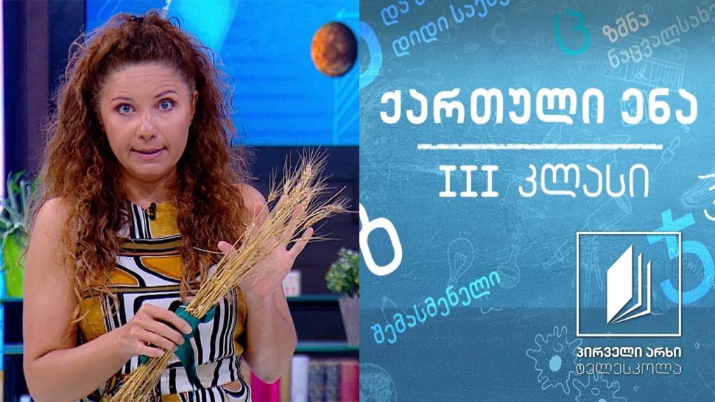 ქართული, III კლასი – ,,მწიფე ცა“ #ტელესკოლა
