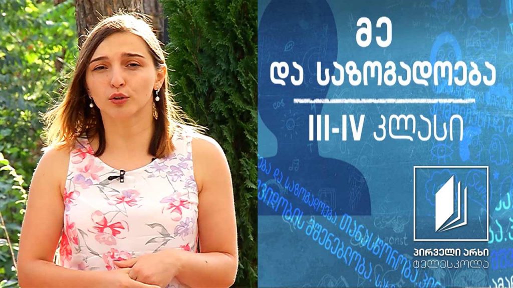 მე და საზოგადოება, III-IV კლასი – ტექნიკის უსაფრთხოდ გამოყენება – ინტერნეტ უსაფრთხოება #ტელესკოლა