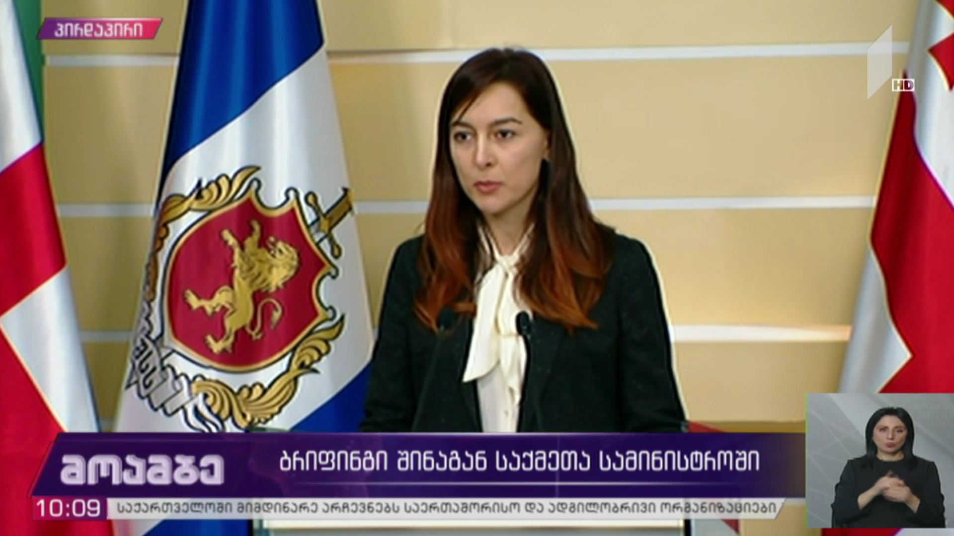 #არჩევნები2020 ბრიფინგი შინაგან საქმეთა სამინისტროში