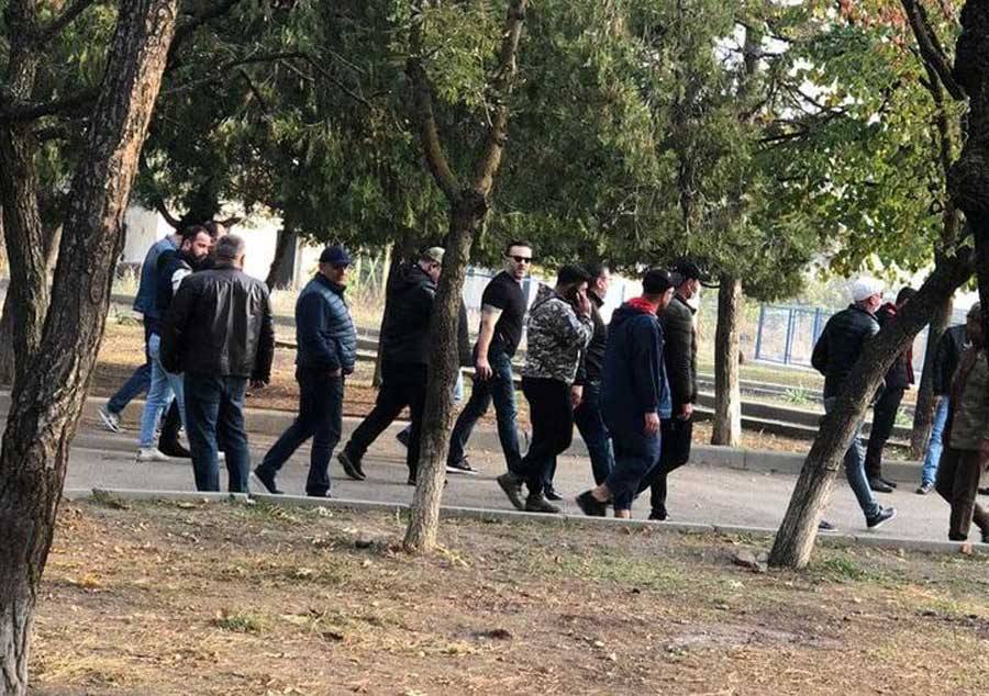 დიმიტრი შაშკინი ადასტურებს, რომ ბოლნისის რაიონის სოფელ ტალავერში დღეს იარაღით გადაადგილდებოდა