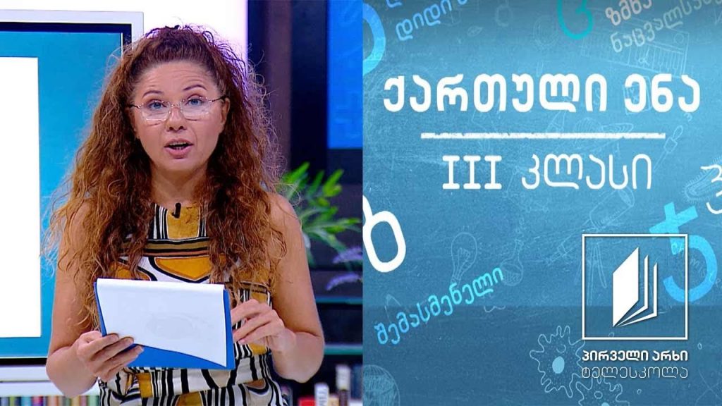 ქართული, III კლასი – ,,ფოტოაპარატი“ #ტელესკოლა