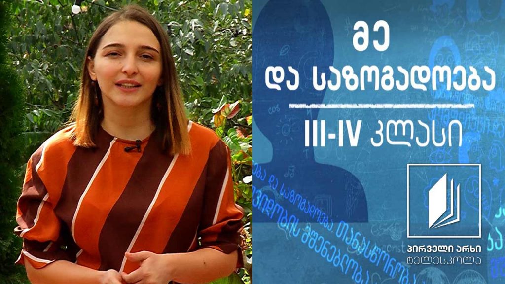 მე და საზოგადოება, III-IV კლასი – ტექნიკის უსაფრთხოდ გამოყენება – ინტერნეტ უსაფრთხოება #ტელესკოლა
