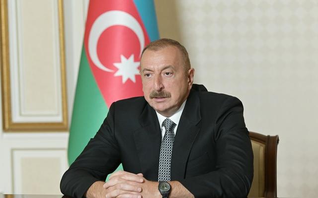 İlham Əliyev bəyan edir ki, azərbaycanlı hərbçilər tanınmamış Dağlıq Qarabağın Şuşa şəhərini azad etdilər