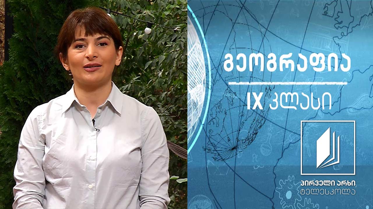 გეოგრაფია IX კლასი - საქართველოს შიგა წყლები #ტელესკოლა