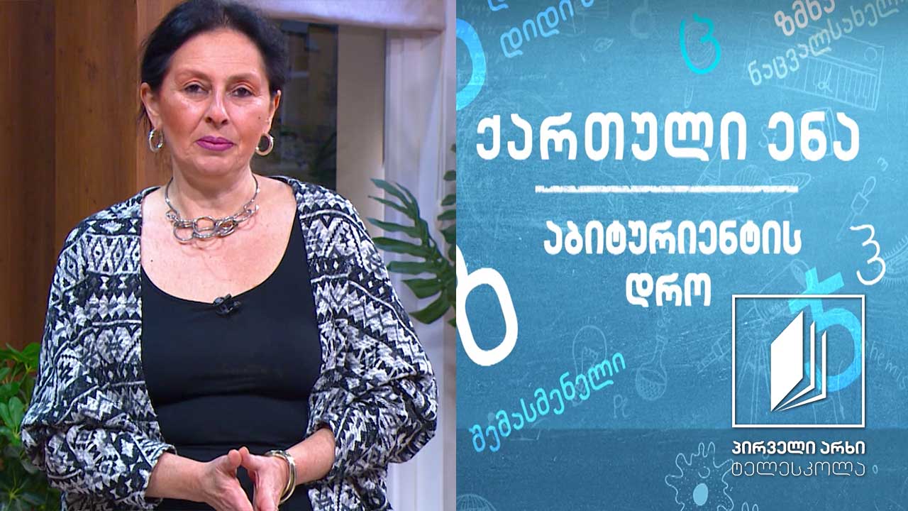 ქართული, აბიტურიენტის დრო - მხატვრული ტექსტის ანალიზი, გაკვეთილი II #ტელესკოლა
