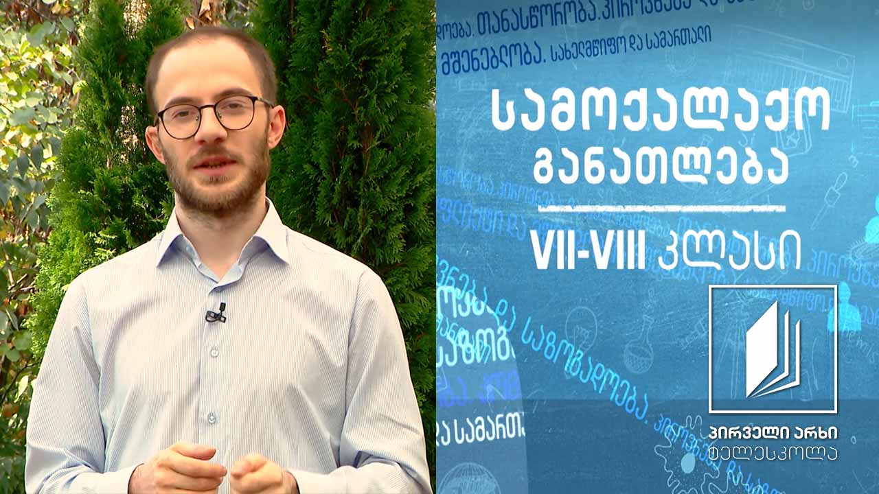სამოქალაქო განათლება VII-VIII კლასები - არჩევნები #ტელესკოლა