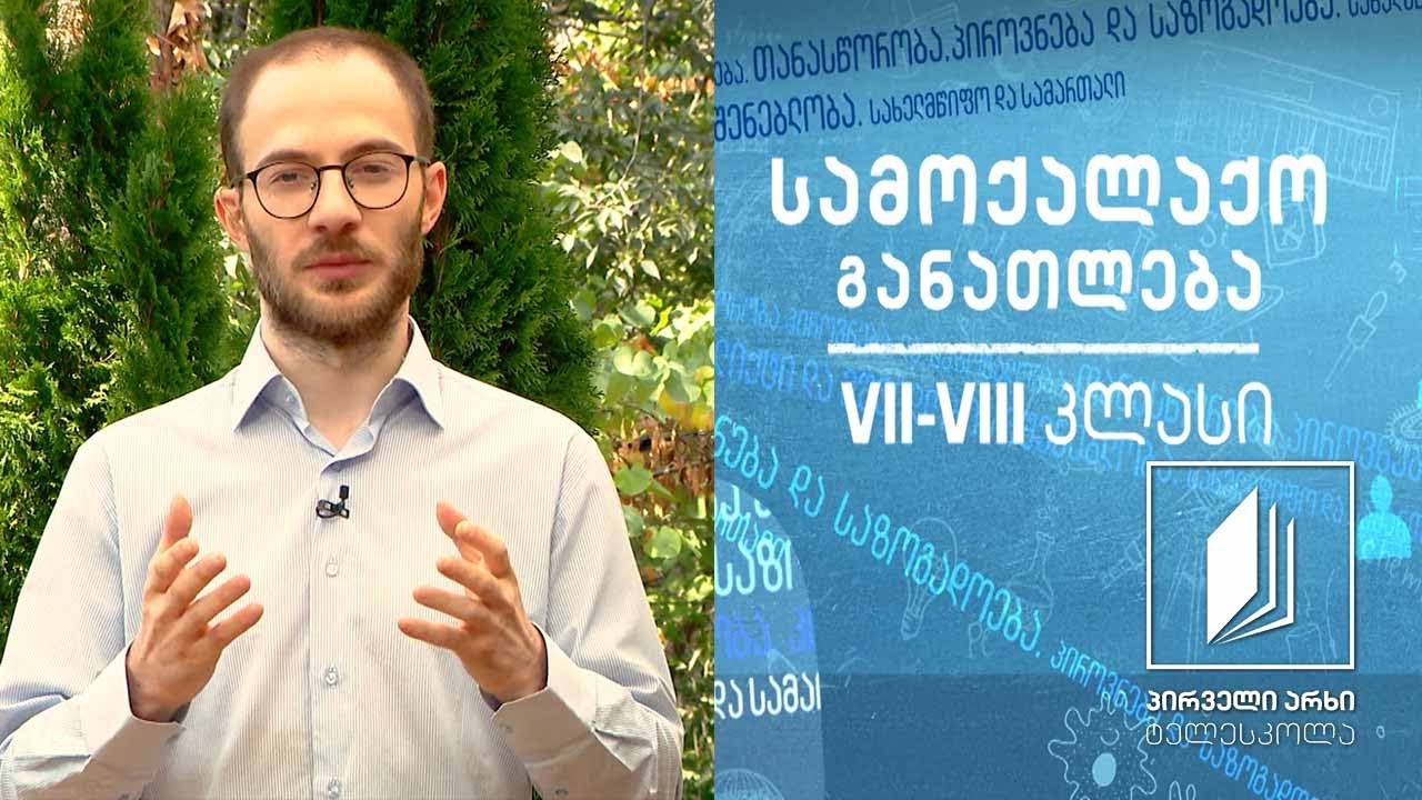 სამოქალაქო განათლება - VII-VIII კლასები - ხელისუფლების შტოები #ტელესკოლა