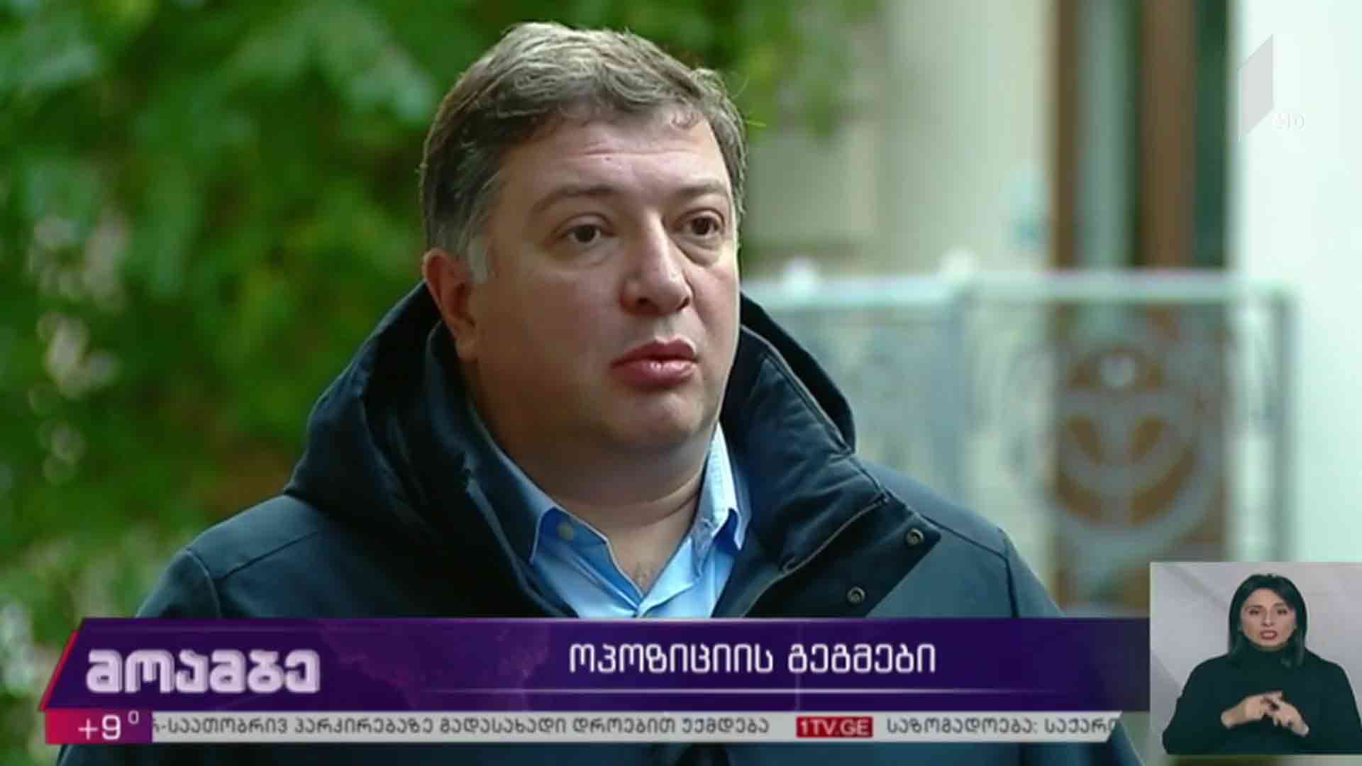 ოპოზიციის გეგმები