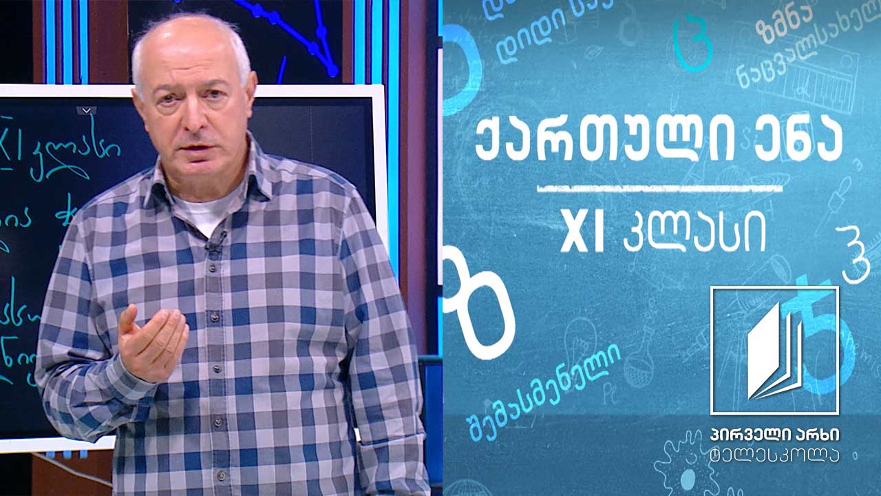 ქართული XI კლასი - ,,პასუხის პასუხი’’, გაკვეთილი II #ტელესკოლა