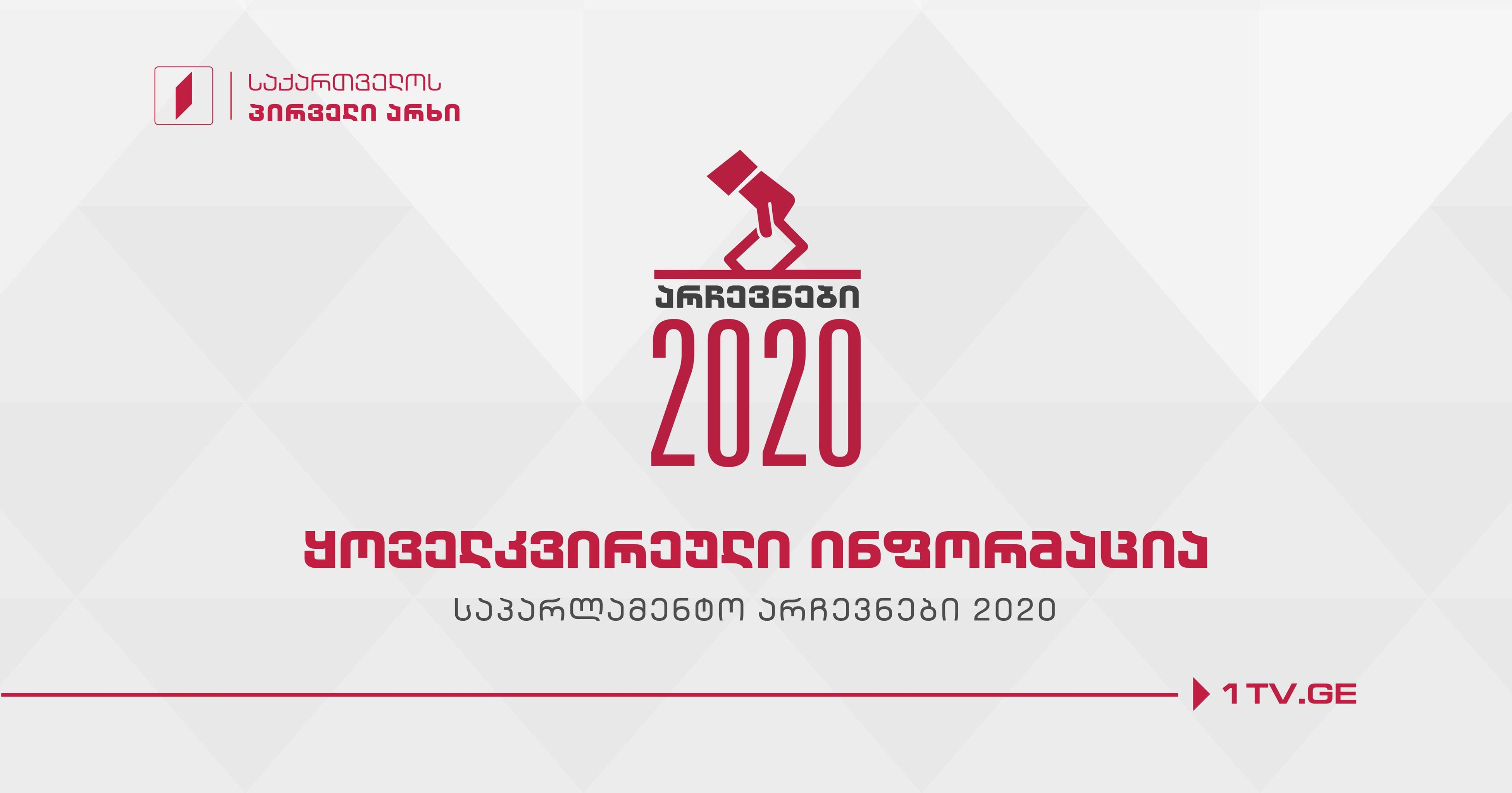 არჩევნები 2020 | ყოველკვირეული ინფორმაცია