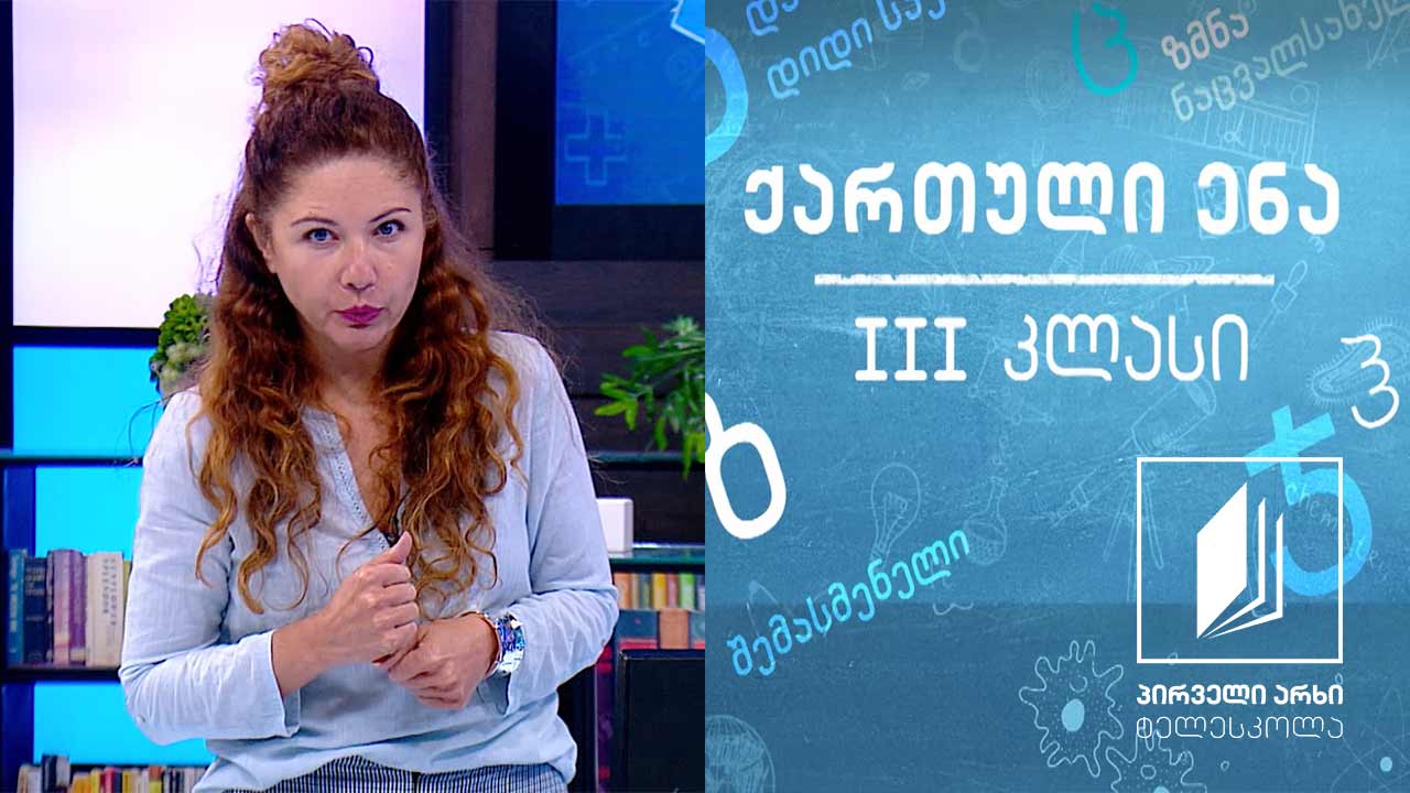 ქართული, III კლასი - ,,პაწაწინა პინგვინი’’ #ტელესკოლა