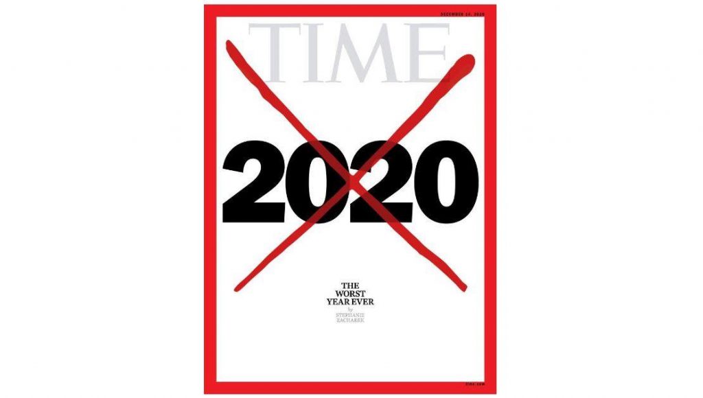 ამერიკულმა გამოცემა „თაიმმა“ დეკემბრის ნომრის გარეკანი გამოაქვეყნა წარწერით - 2020, ყველაზე ცუდი წელი
