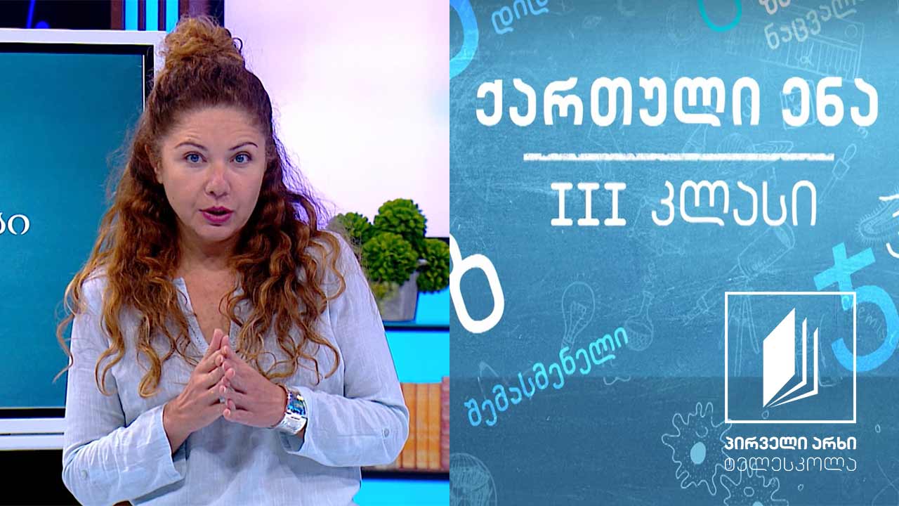 ქართული, III კლასი - ,,წვიმა და თოვლი’’ #ტელესკოლა