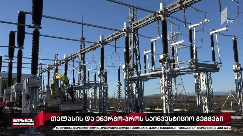 თელასისა“ და „ენერგო-პრო ჯორჯიას“ საინვესტიციო გეგმები