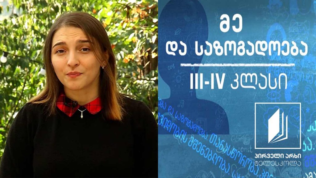 მე და საზოგადოება, III-IV კლასი – საავტორო უფლებები; პლაგიატია #ტელესკოლა
