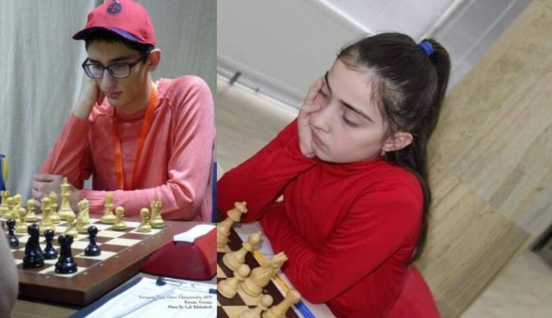 სწრაფ ჭადრაკში მსოფლიოს ახალგაზრდულ ონლაინ პირველობაზე ნიკოლოზ კაჭარავა და ანასტასია კირთაძე ითამაშებენ