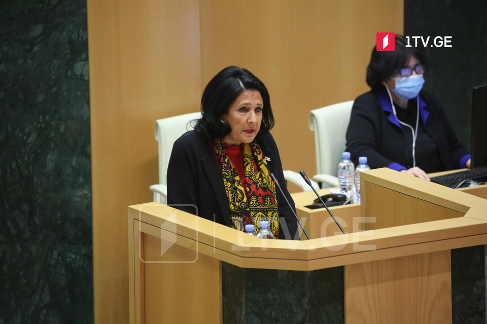 Georgian President: criticism of diplomats to be arrogance, Georgia needs multiparty parliament