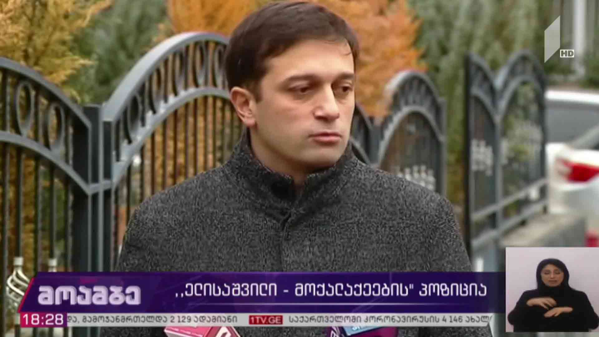 „ელისაშვილი - მოქალაქეების“ პოზიცია