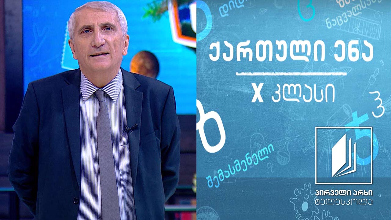 ქართული X კლასი - „ვეფხისტყაოსანი’’, ტარიელი, გაკვეთილი 1 #ტელესკოლა