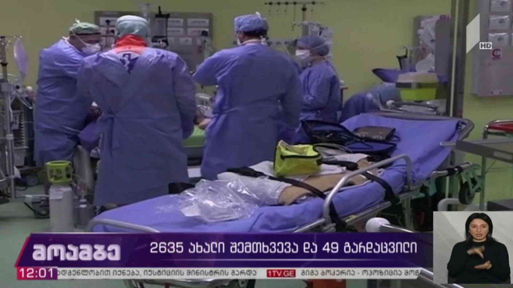 კორონავირუსი – 2635 ახალი შემთხვევა და 49 გარდაცვლილი 