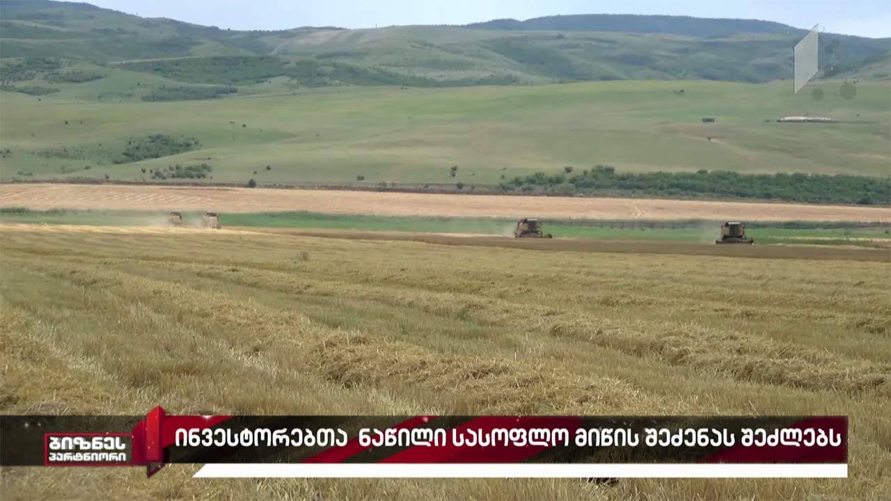 უცხოელი ინვესტორების ნაწილი საქართველოში სასოფლო-სამეურნეო მიწების ყიდვას შეძლებს
