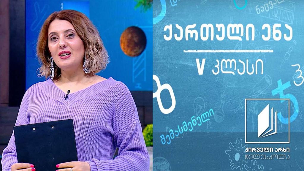 ქართული, V კლასი – ილია ჭავჭავაძის ,,ნიკოლოზ გოსტაშაბიშვილი’’ #ტელესკოლა