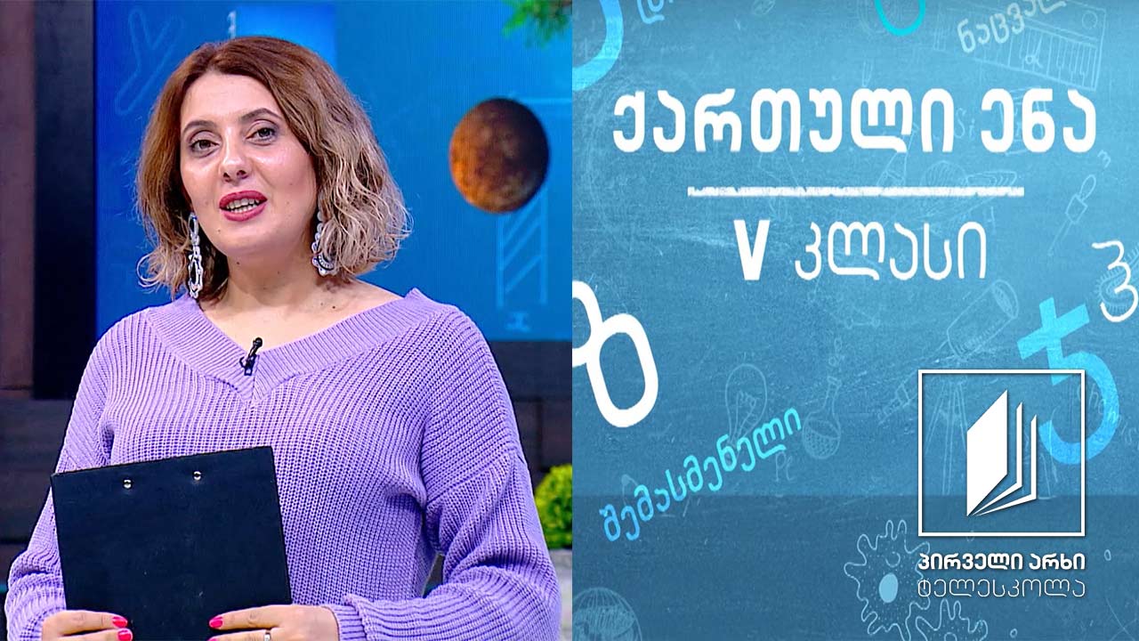 ქართული, V კლასი - ილია ჭავჭავაძის ,,ნიკოლოზ გოსტაშაბიშვილი’’ #ტელესკოლა