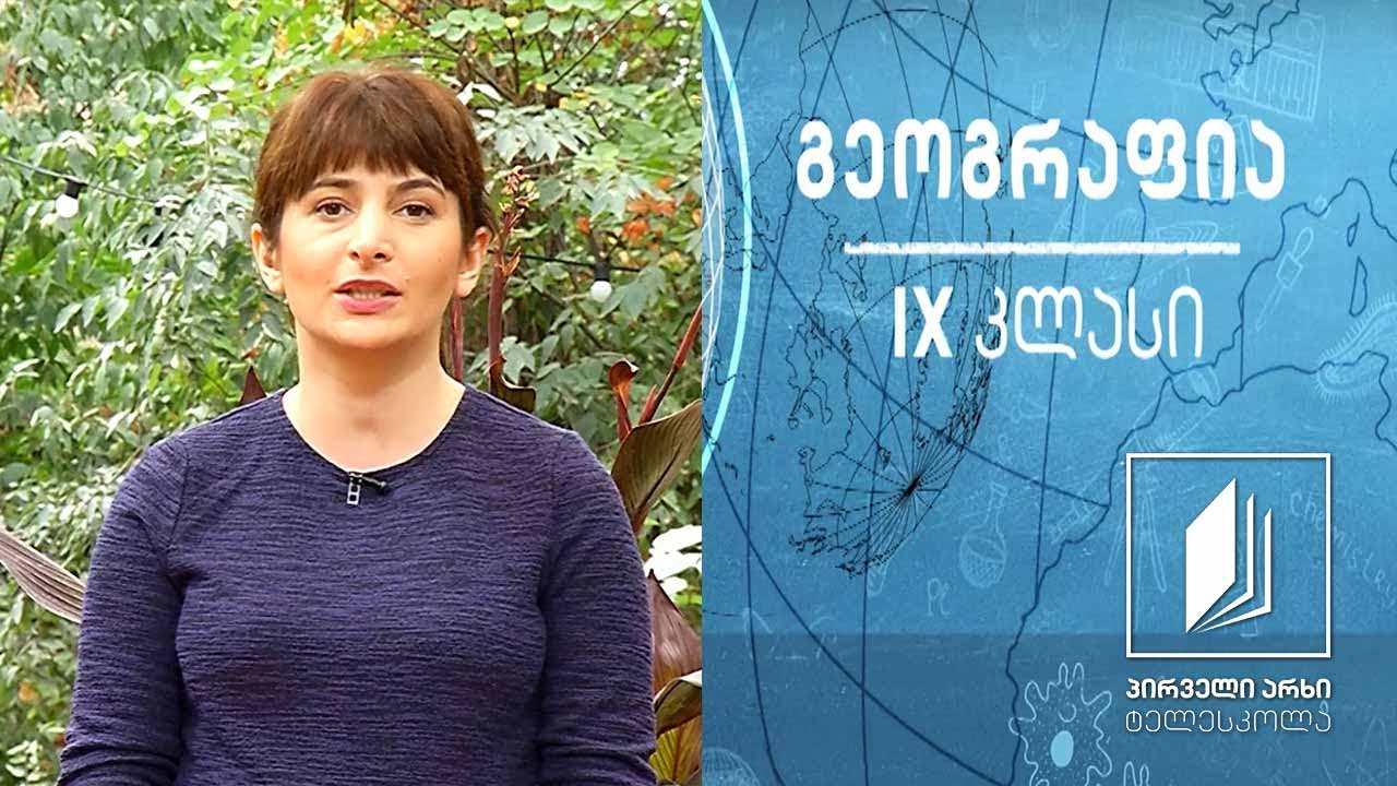 გეოგრაფია IX კლასი - საქართველოს მომსახურების სფერო და ტურიზმი #ტელესკოლა