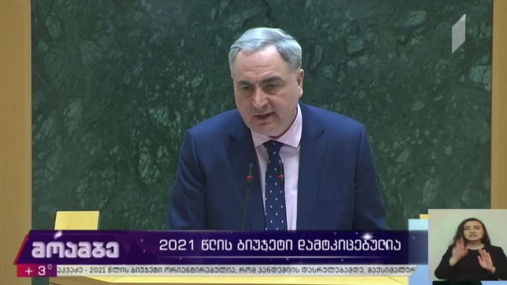 2021 წლის ბიუჯეტი დამტკიცებულია