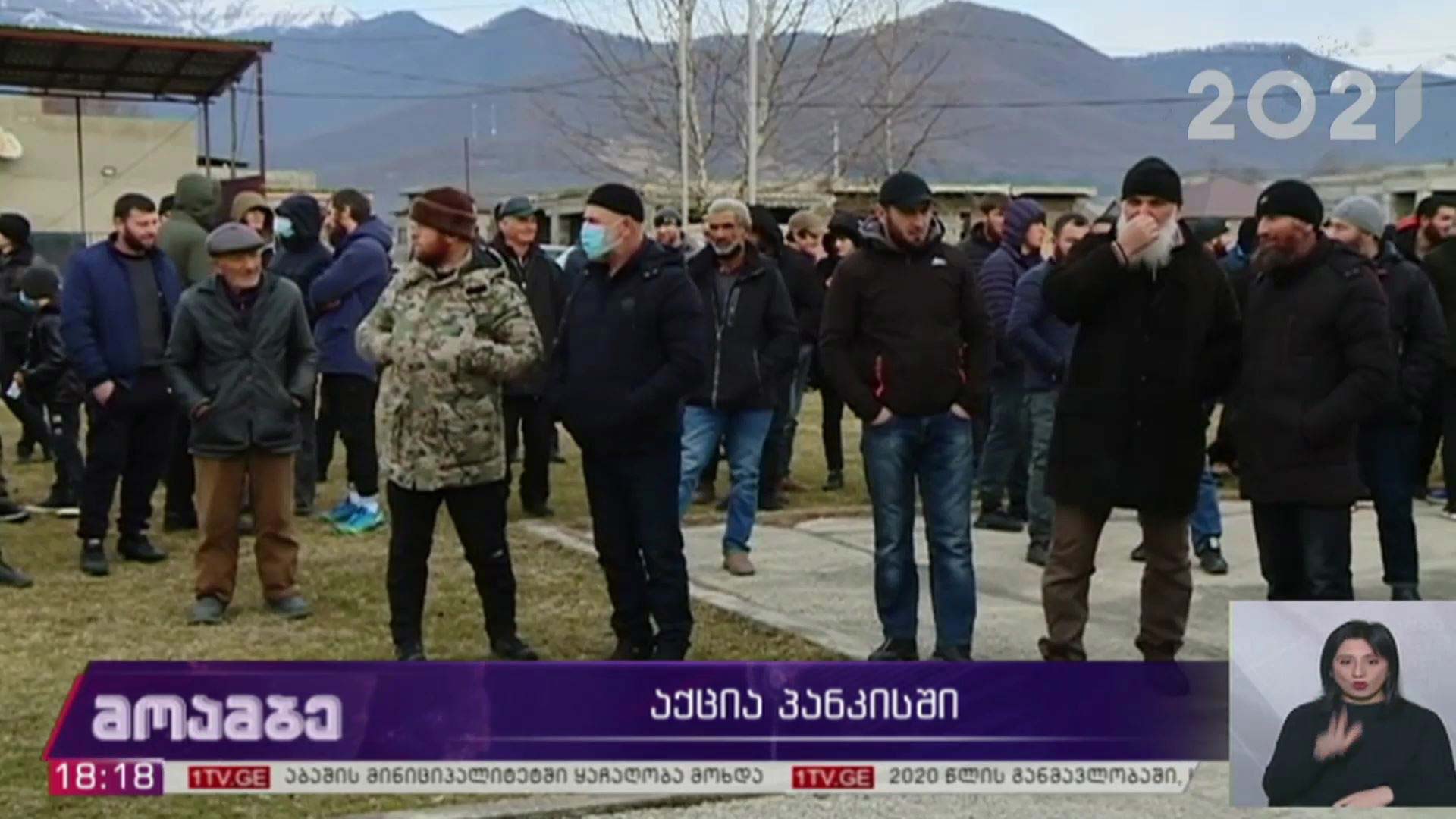 აქცია პანკისის ხეობაში