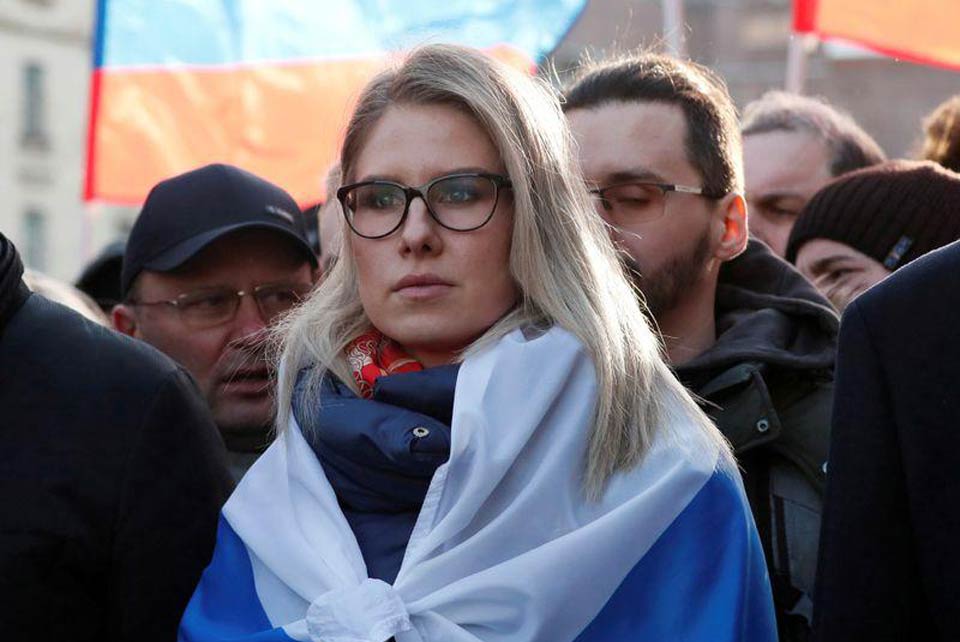 Rusiyada Aleksey Navalnının müttəfiqi Lyubov Sobolu yaxaladılar
