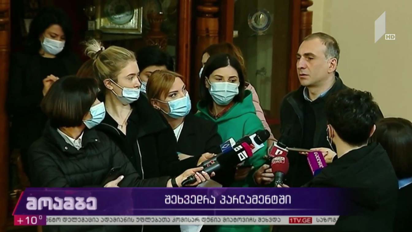 ალეკო ელისაშვილი პარლამენტში 