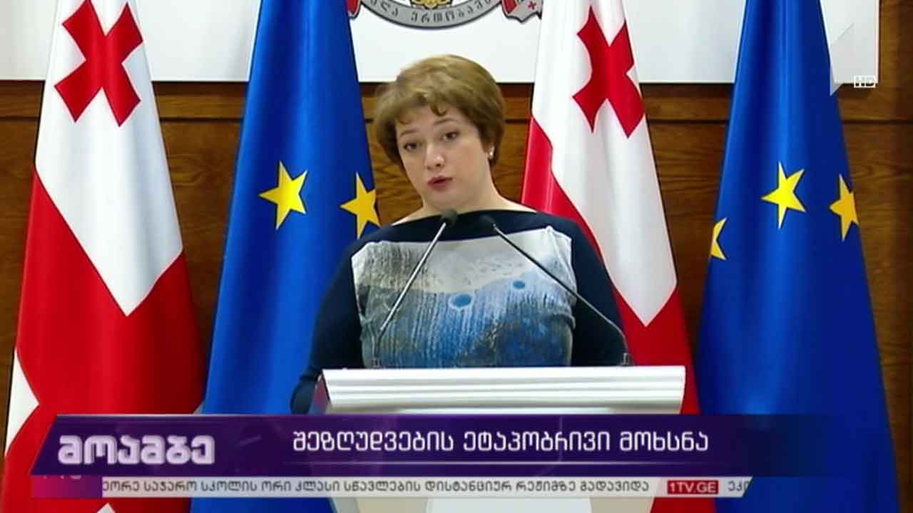 შეზღუდვების ეტაპობრივი მოხსნა