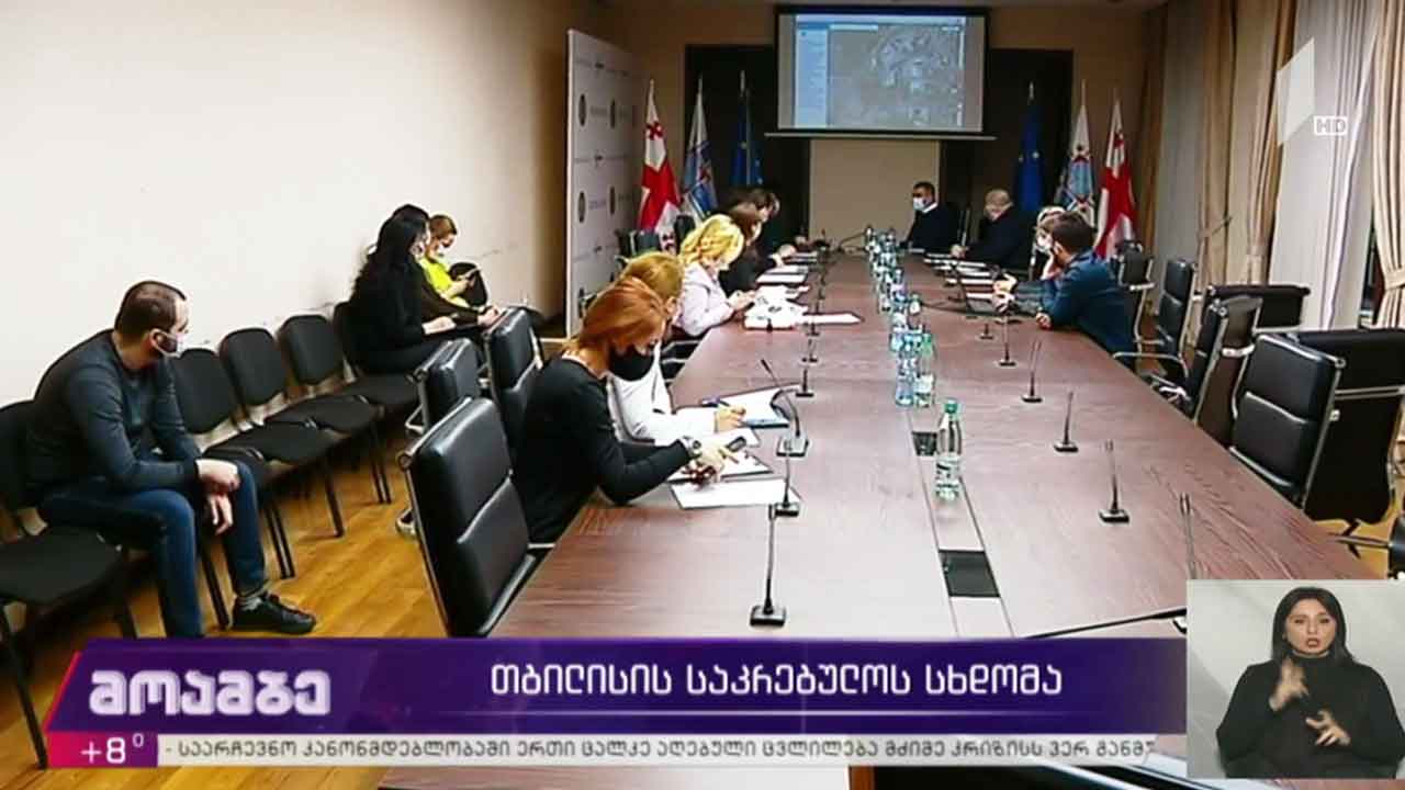 თბილისის საკრებულოს სხდომა