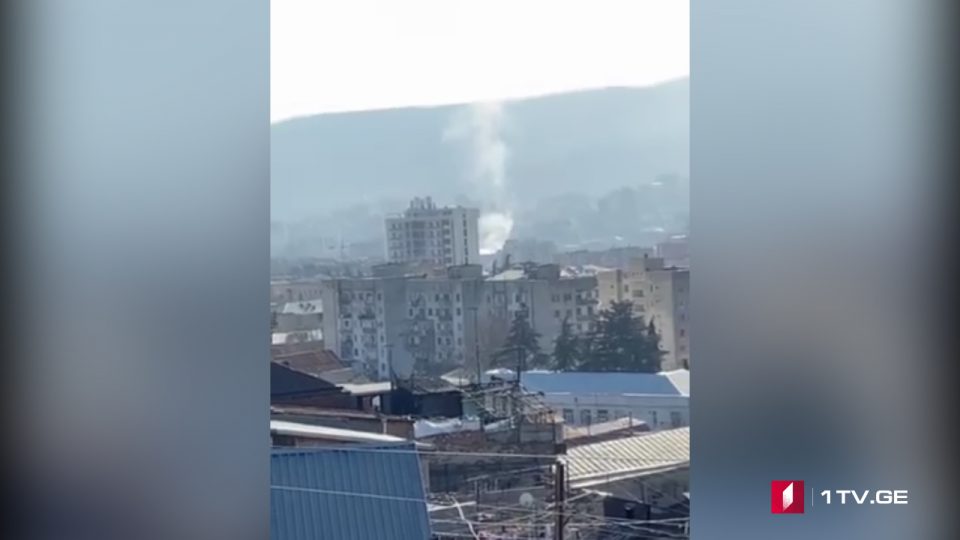 სავაჭრო ცენტრ „მეგალაინის“ სარდაფში ხანძარია