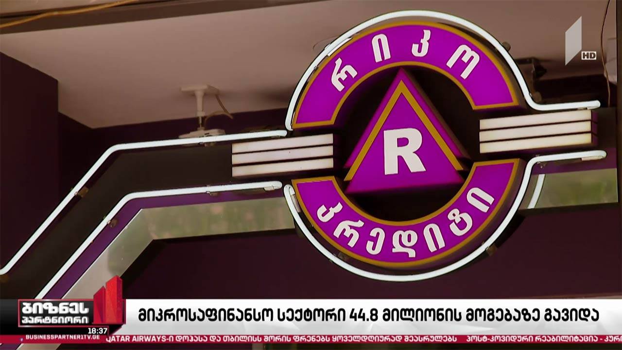 2020 წელს მიკროსაფინანსო სექტორის მოგებამ 44.8 მლნ ლარი შეადგინა