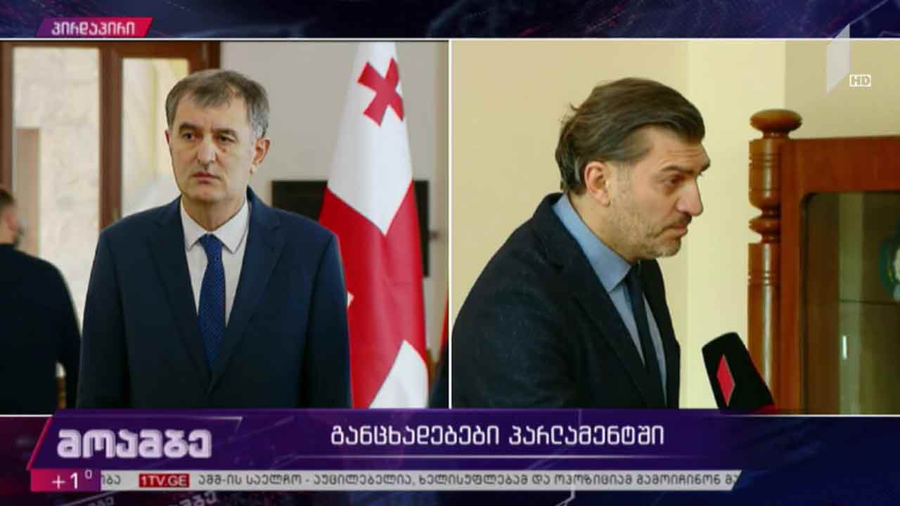 განცხადებები საქართველოს პარლამენტში