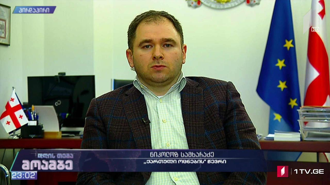 ნიკოლოზ სამხარაძე „დღის თემაში“ - პოლიტიკური პროცესები და შეფასებები