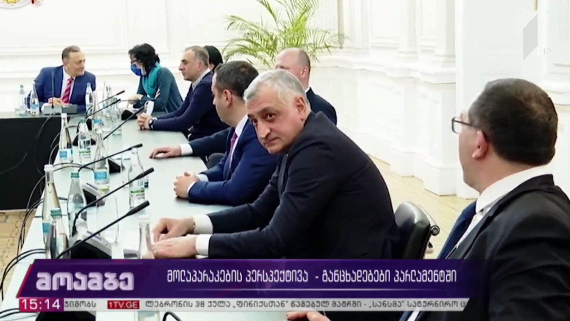 მოლაპარაკების პერსპექტივა - განცხადებები პარლამენტში