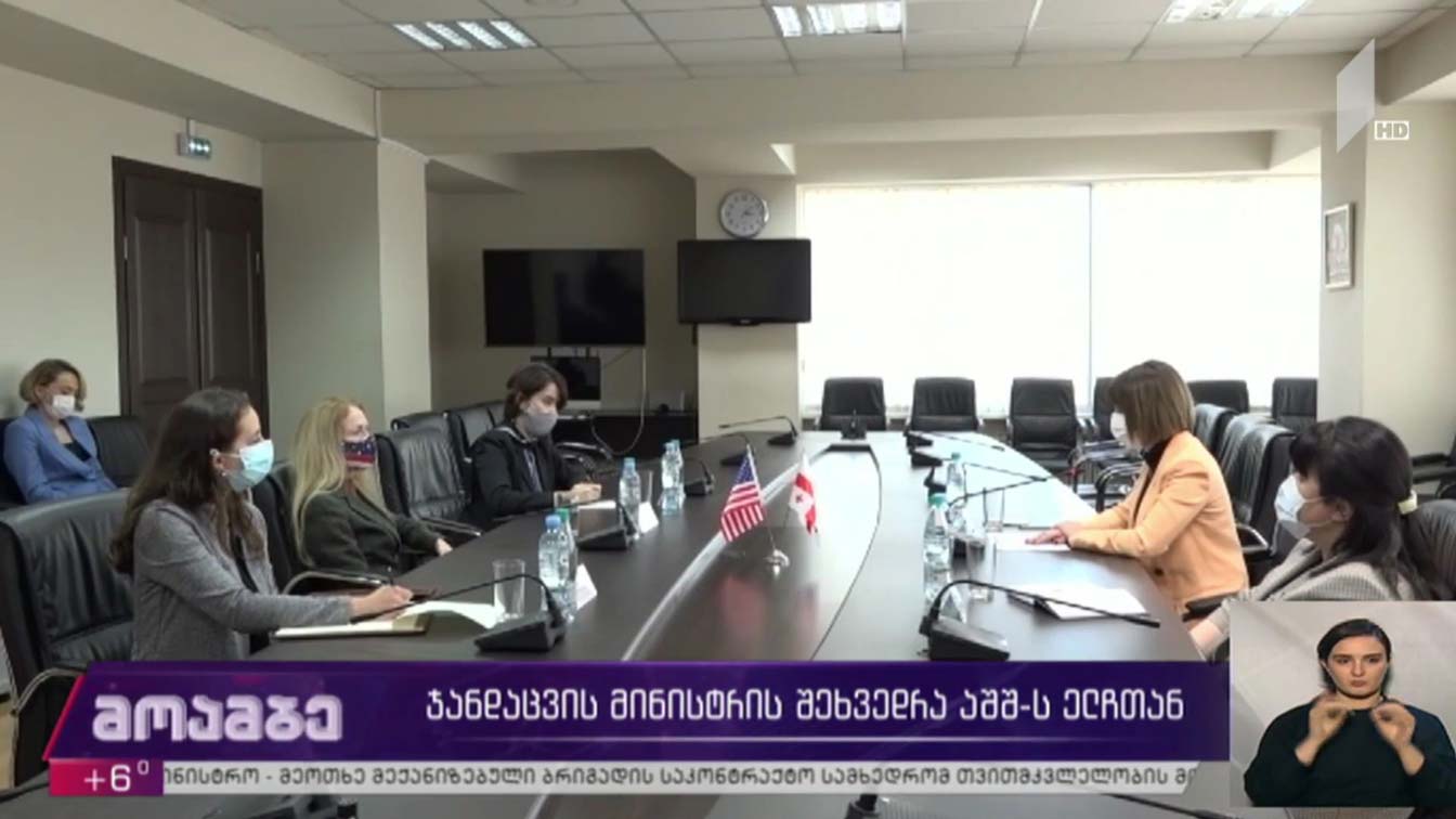 ჯანდაცვის მინისტრის შეხვედრა აშშ-ს ელჩთან