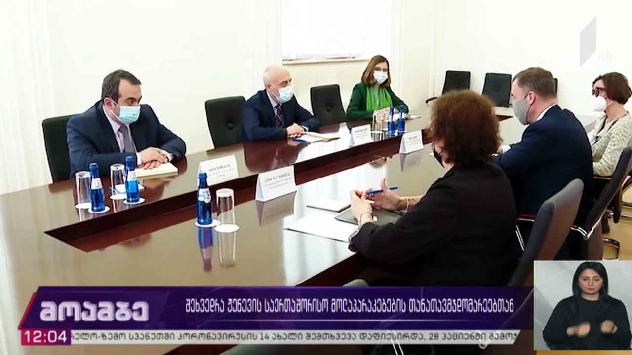 შეხვედრა ჟენევის საერთაშორისო მოლაპარაკებების თანათავმჯდომარეებთან