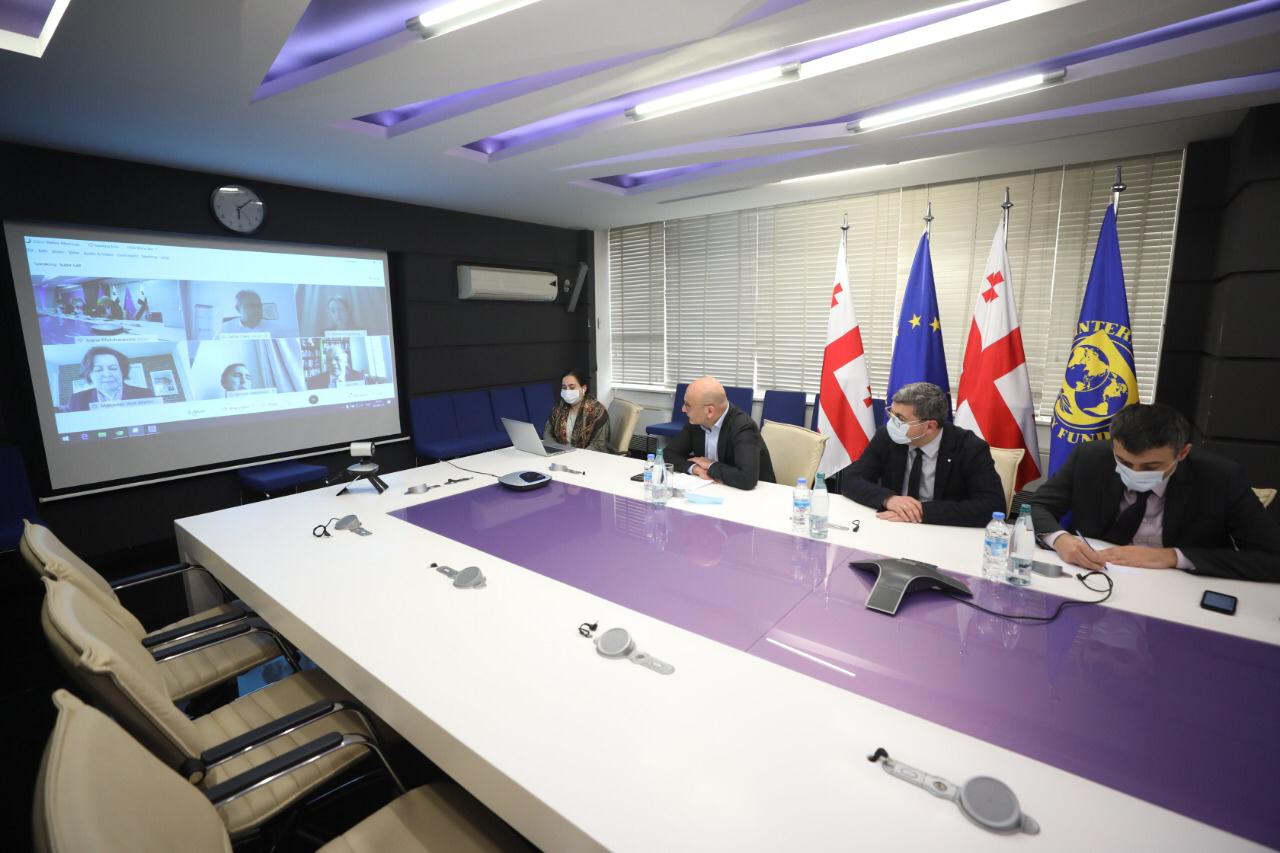 ივანე მაჭავარიანი საერთაშორისო სავალუტო ფონდის შუა აღმოსავლეთისა და ცენტრალური აზიის დეპარტამენტის დირექტორის მოადგილეს შეხვდა