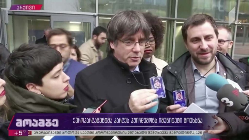 ევროპარლამენტმა კარლეს პუიჩდემონს იმუნიტეტი მოუხსნა