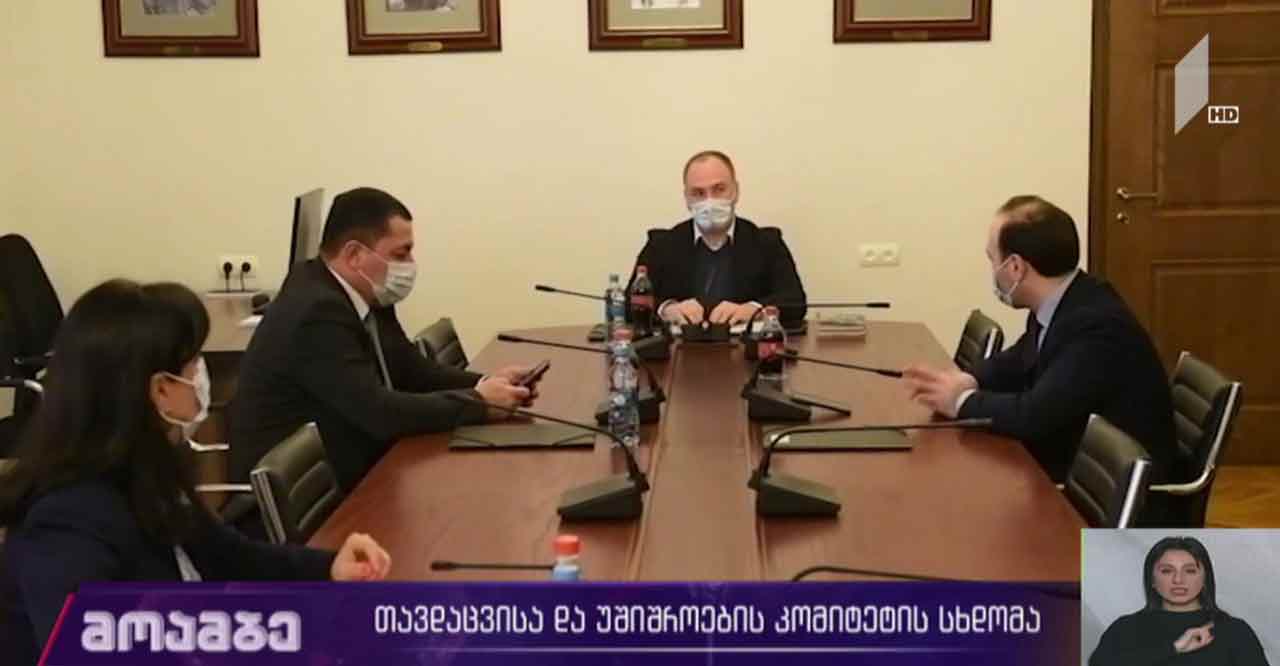 თავდაცვისა და უშიშროების კომიტეტის სხდომა