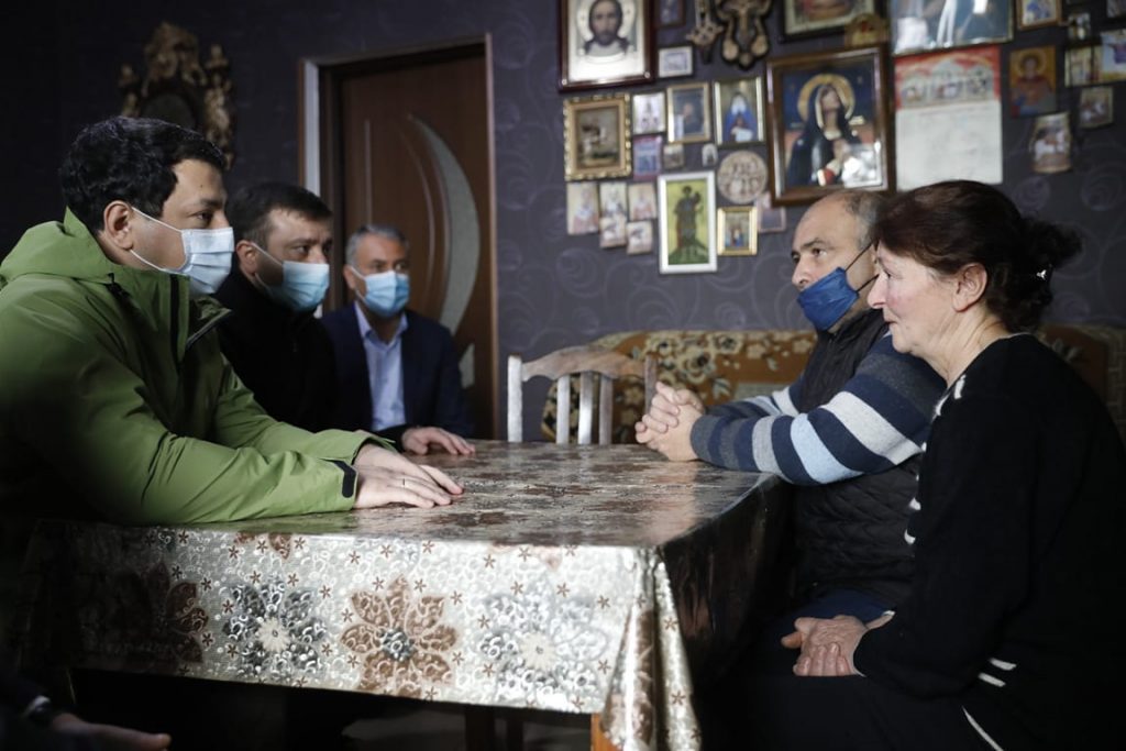 Parliament Speaker visits Zaza Gakheladze’s family