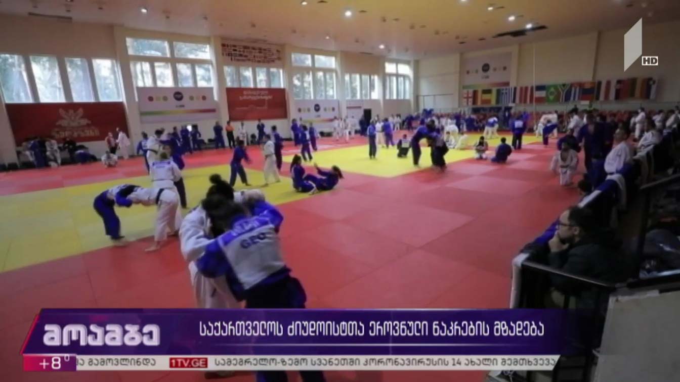 საქართველოს ძიუდოისტთა ნაკრების მზადება