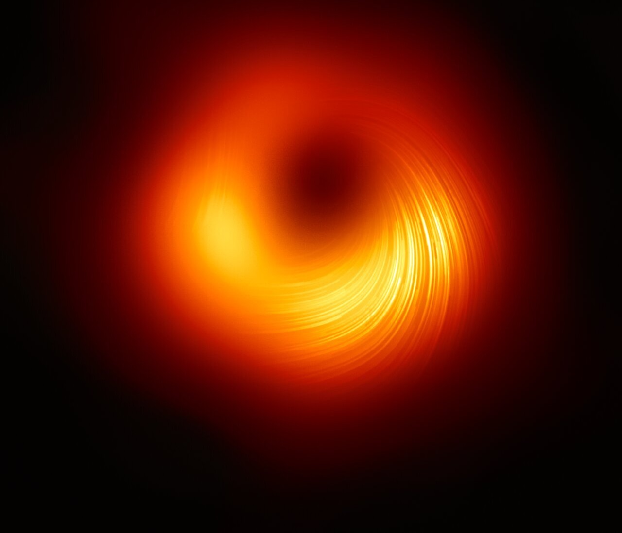 ასტრონომებმა შავი ხვრელის კიდეებთან მაგნიტური ველები გადაიღეს — პირველად ისტორიაში #1tvმეცნიერება