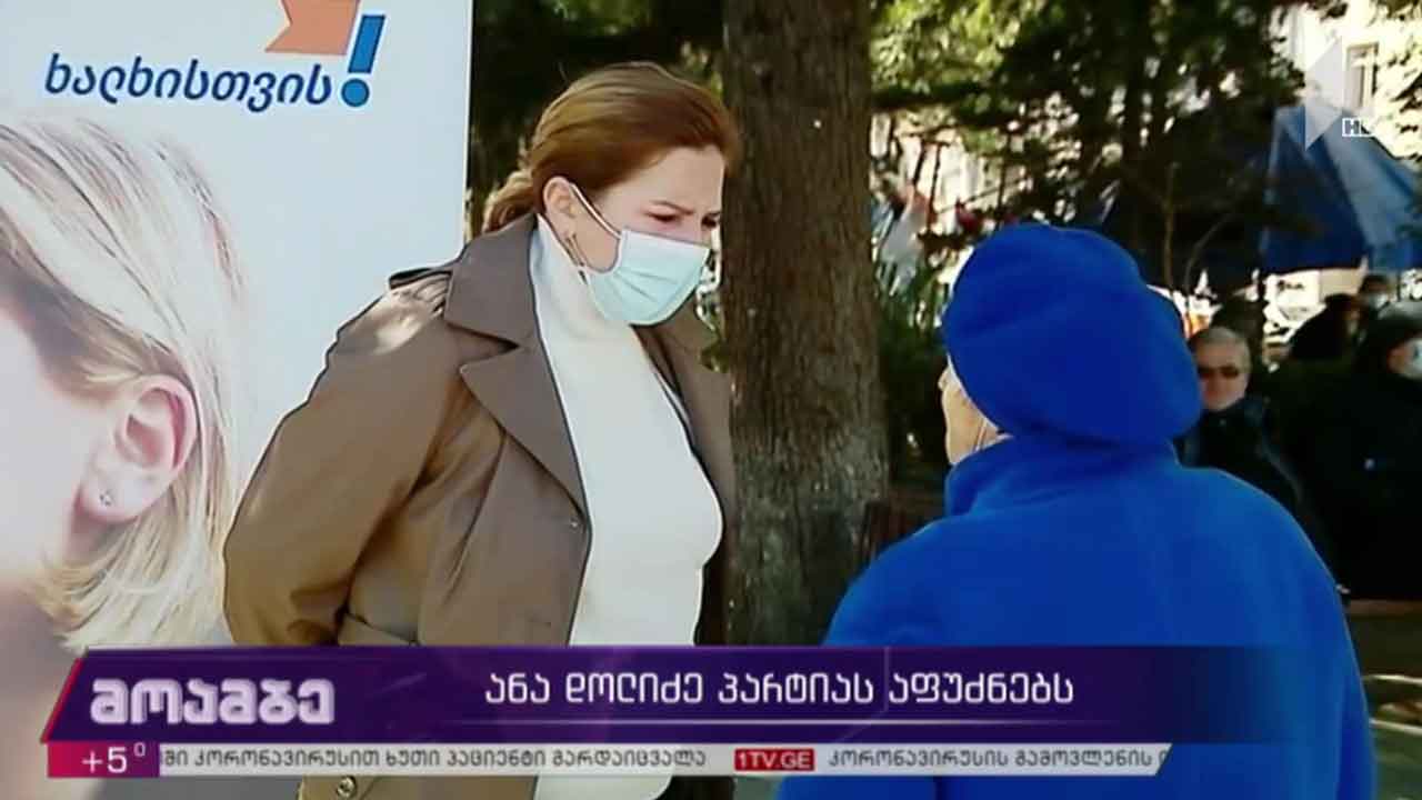ანა დოლიძე პარტიას აფუძნებს