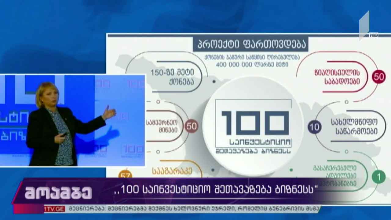 „100 საინვესტიციო შეთავაზება ბიზნესს“